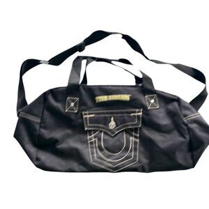 True religion, lightweight duffel bag. Excellent condition.
